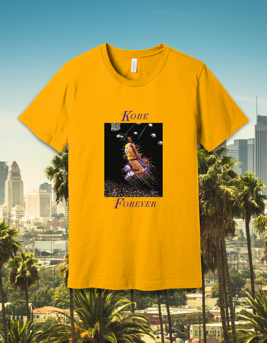 NBA Kobe Bryant Painting "Forever" T-Shirt - Billy Hodes Sports Fanatic Artist Collection