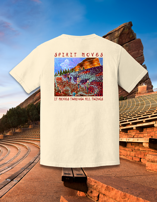 Widespread Panic - Red Rocks Painting "Surprise Valley" Lot T-Shirt - Billy Hodes Artist Collection