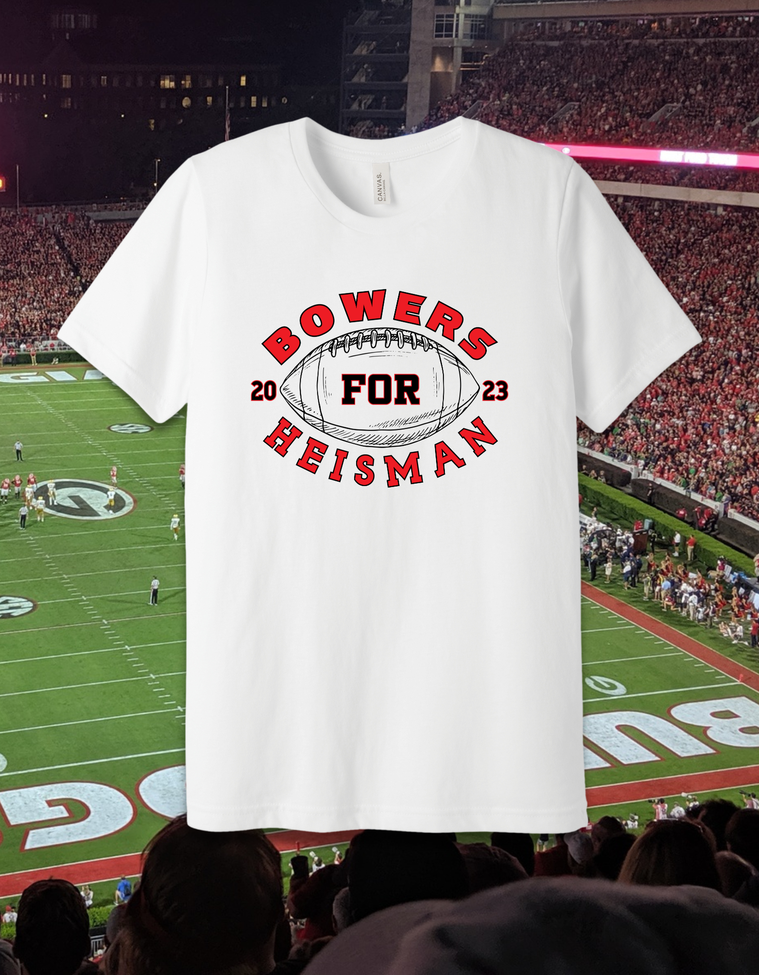 StudioZBoutique Brock Bowers for Heisman UGA Fan Tshirt, Unisex Jersey Short Sleeve Tee