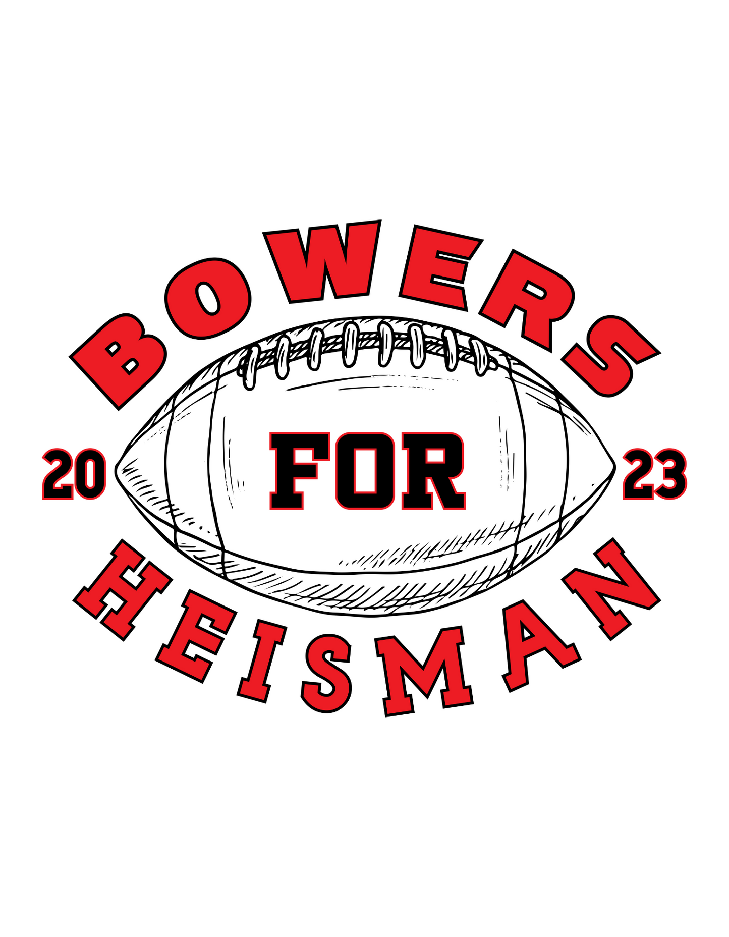 Bowers For Heisman 2023 T-Shirt - UGA College Football